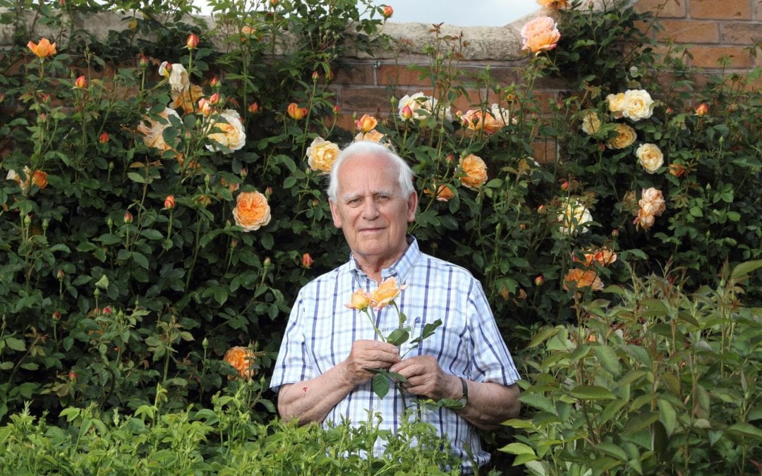 Rose breeder David Austin left £18.4million in his will, after creating 200 new varieties