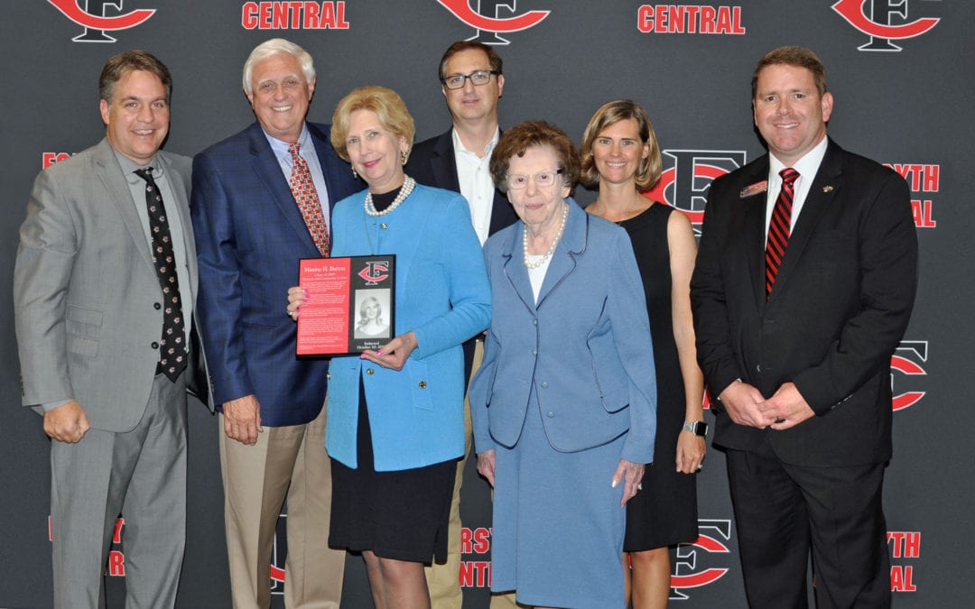 Maxine H. Burton inducted into Forsyth Central Hall of Fame